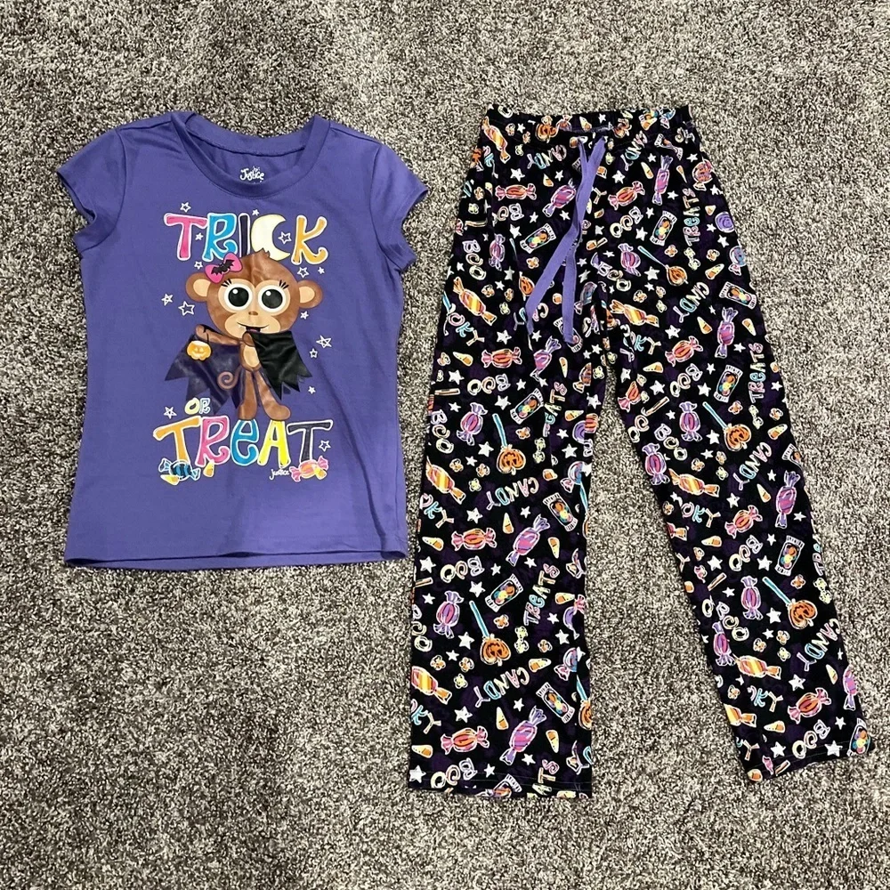 Justice Halloween PJ Set